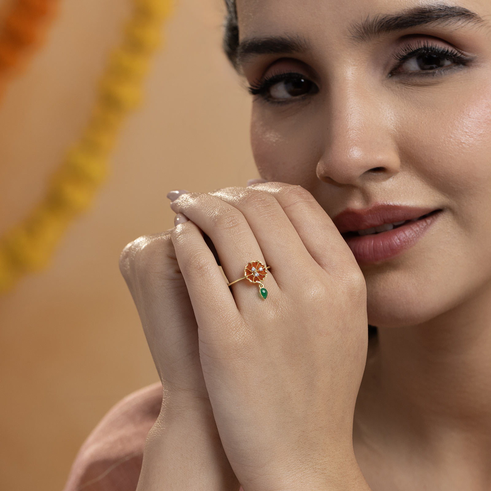 Charmed Horizon 925 Silver Diamond Ring